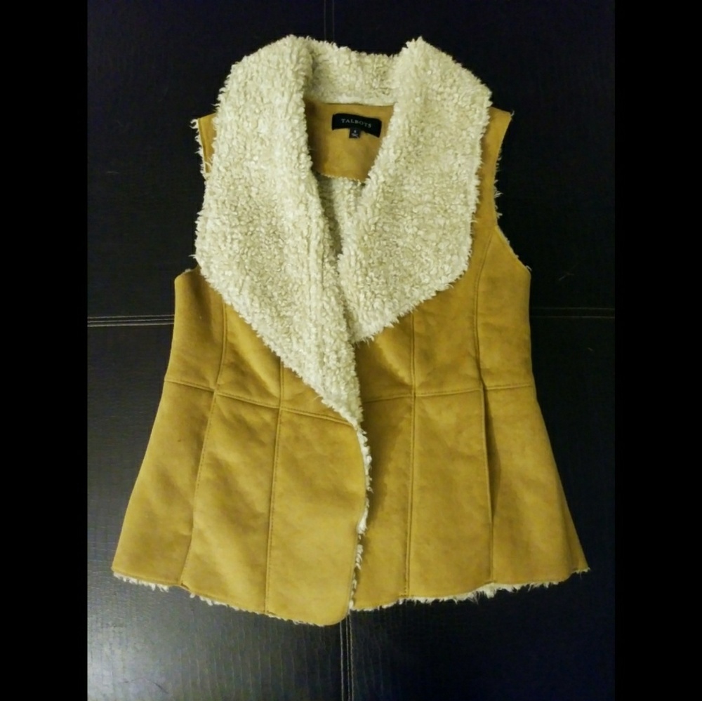 Talbot's suede vest